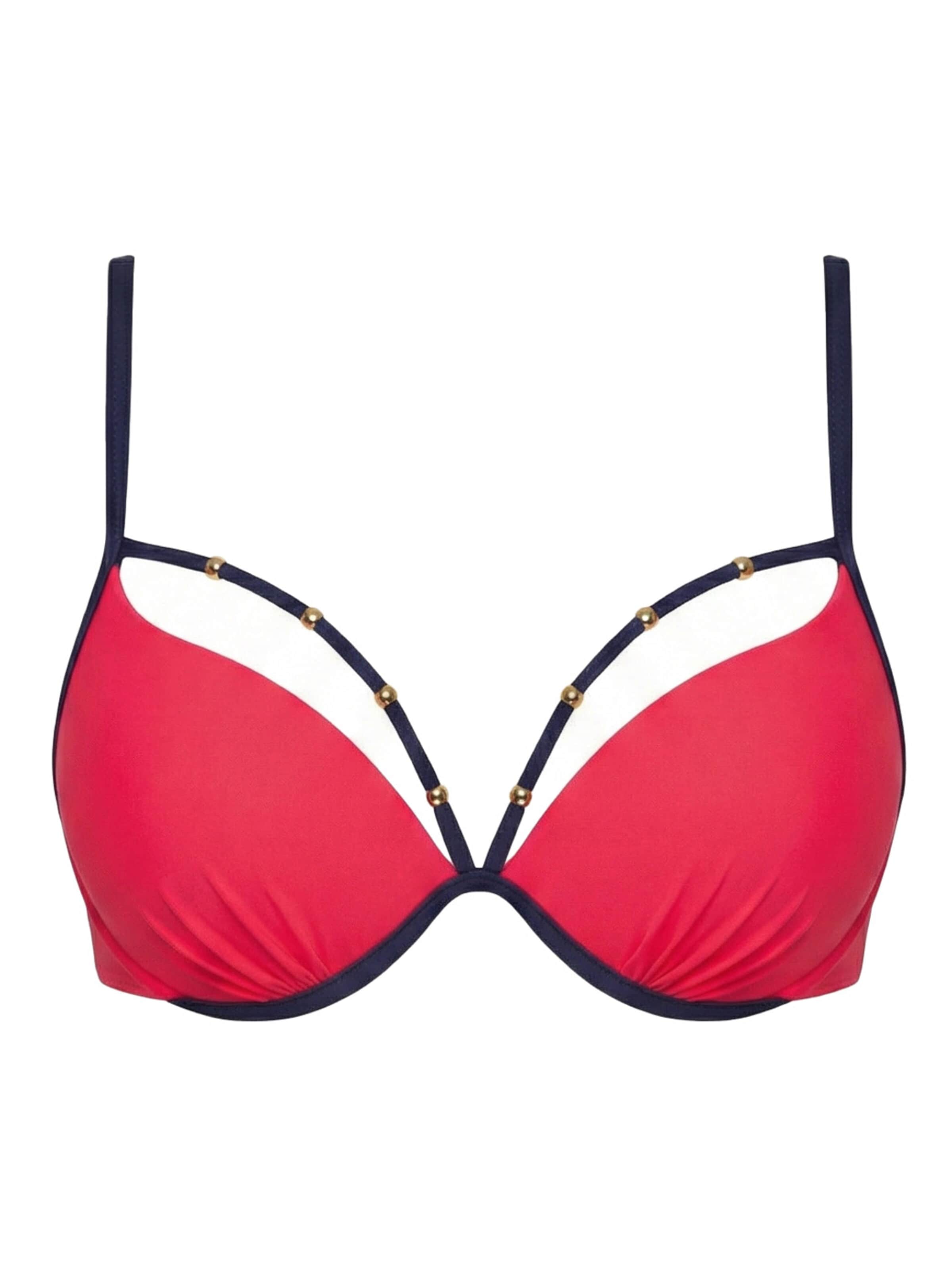 Marko Push-up Góra bikini w kolorze różowy: przód