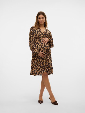 MAMALICIOUS Dress 'MLNalene' in Brown