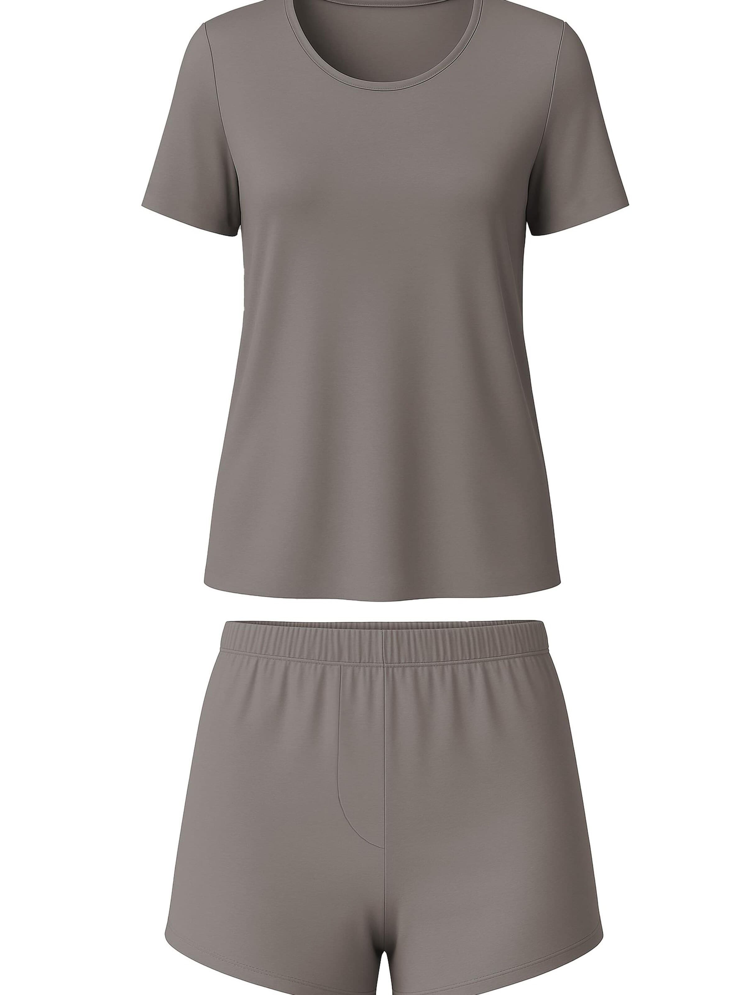 Vivisence Pyjama '2042' in Grijs: voorkant