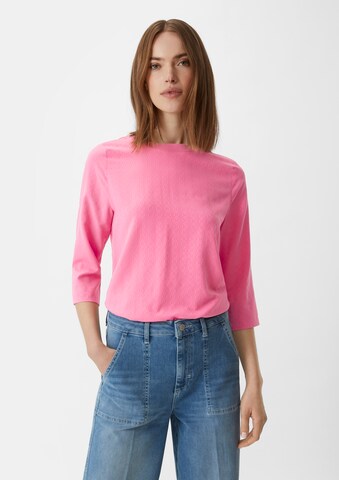 Camicia da donna di comma casual identity in rosa: frontale