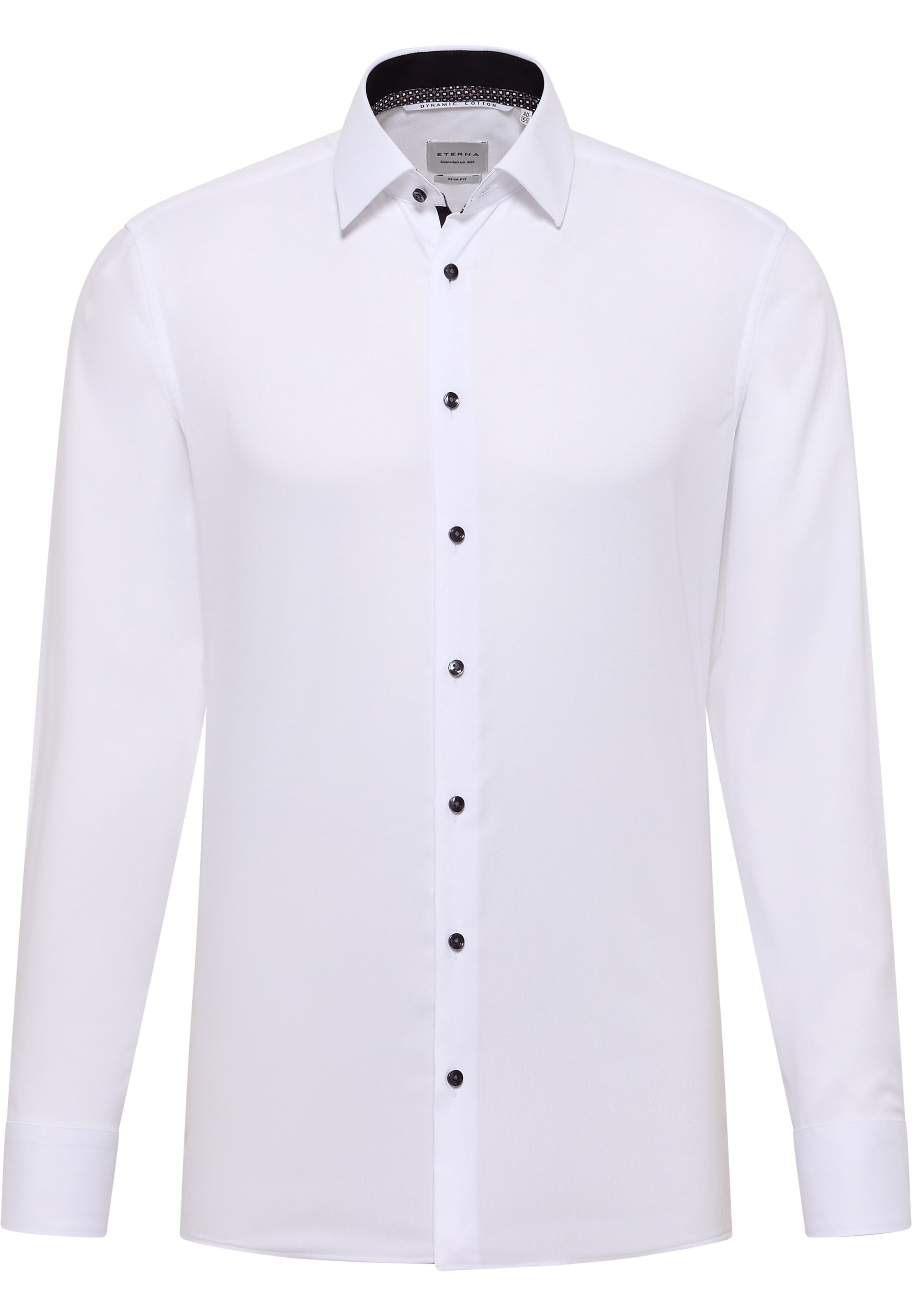 ETERNA Slim fit Zakelijk overhemd in Wit: voorkant