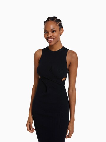 Bershka Dress in Black: front