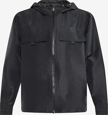 TUFFSKULL - Chaqueta de entretiempo en negro: frente
