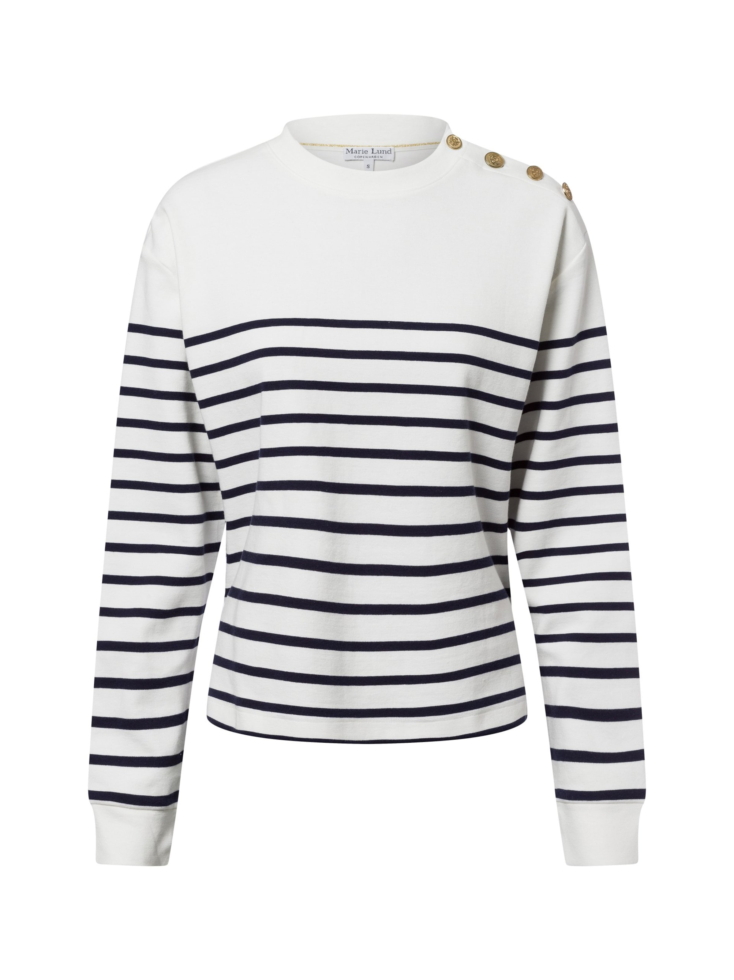 Marie Lund Sweatshirt in White: front