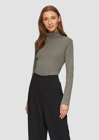 s.Oliver Shirt in Bruin: voorkant