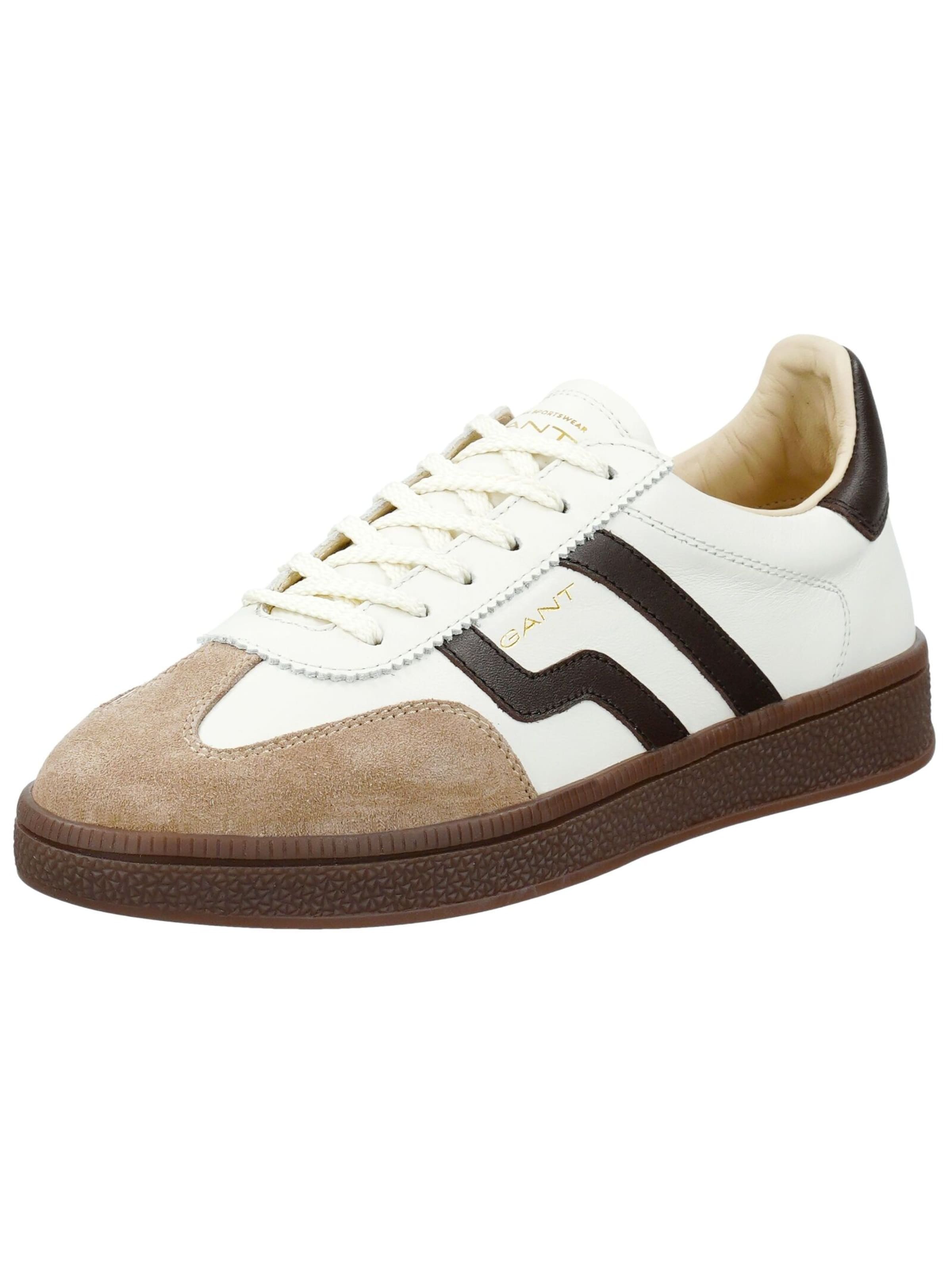 Baskets basses GANT en blanc : devant