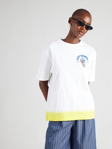 T-shirt SCOTCH & SODA en blanc : devant