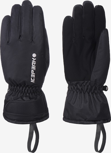 ICEPEAK Sporthandschuhe in schwarz / weiß, Produktansicht