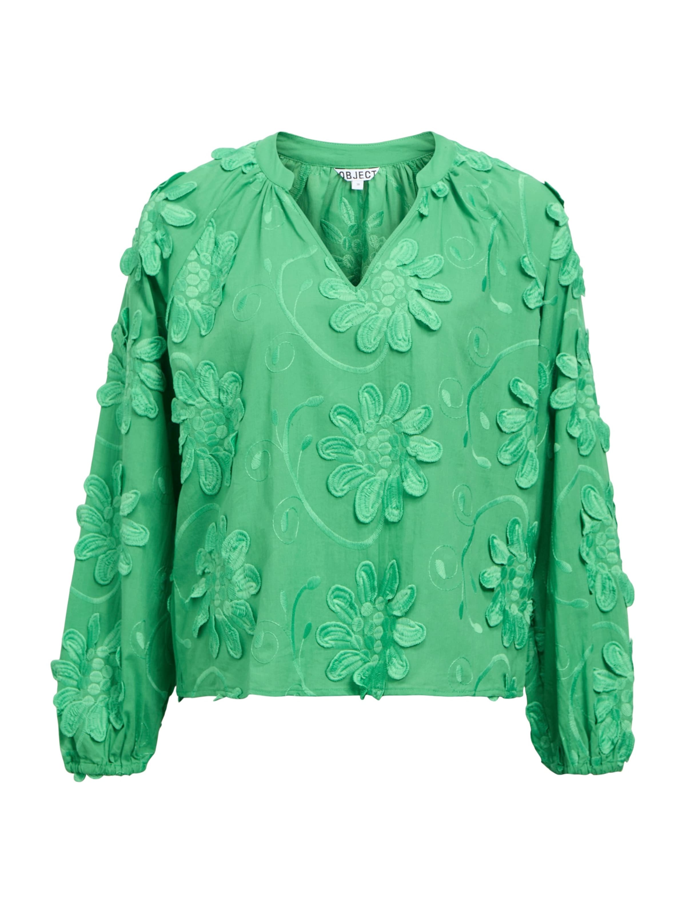 OBJECT Блузка 'OBJMAYA MYA' в Зеленый, Обзор товара