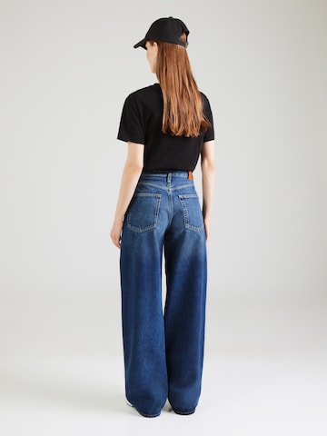 mėlyna Calvin Klein Jeans Plačios klešnės Džinsai