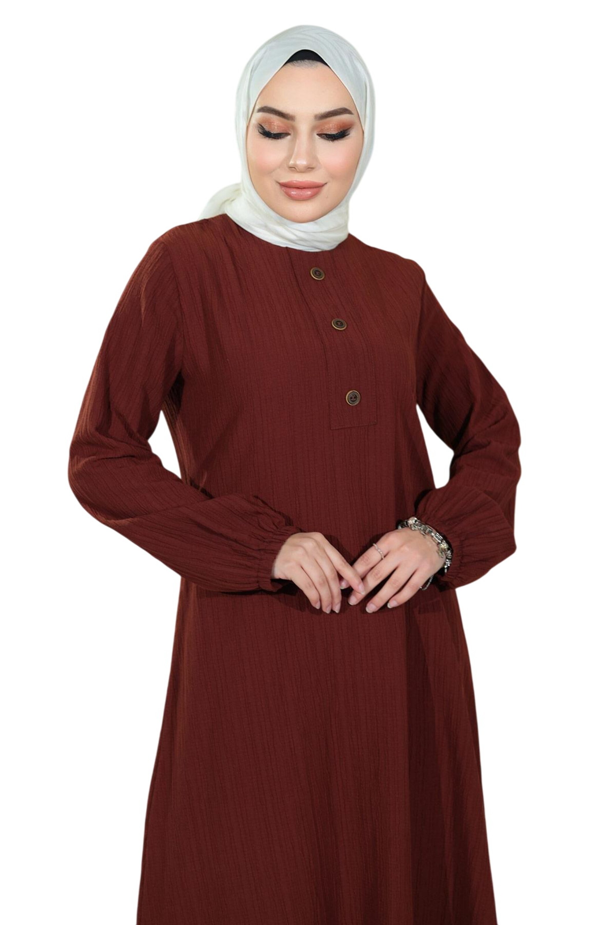 Pantalons de tailleur MODAMIHRAM en marron