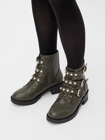 Boots 'PEARL' Bianco en vert : devant