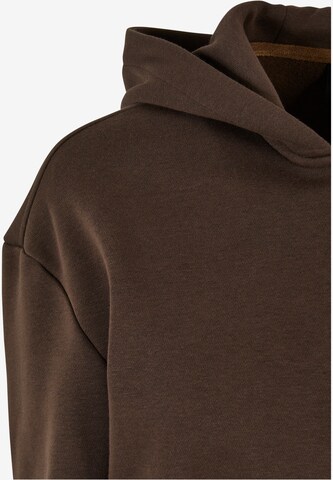 Urban Classics Zip-Up Hoodie in Brown