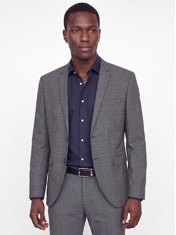 JACK & JONES - Corte superestrecho Chaqueta saco 'FRANCO' en gris: frente