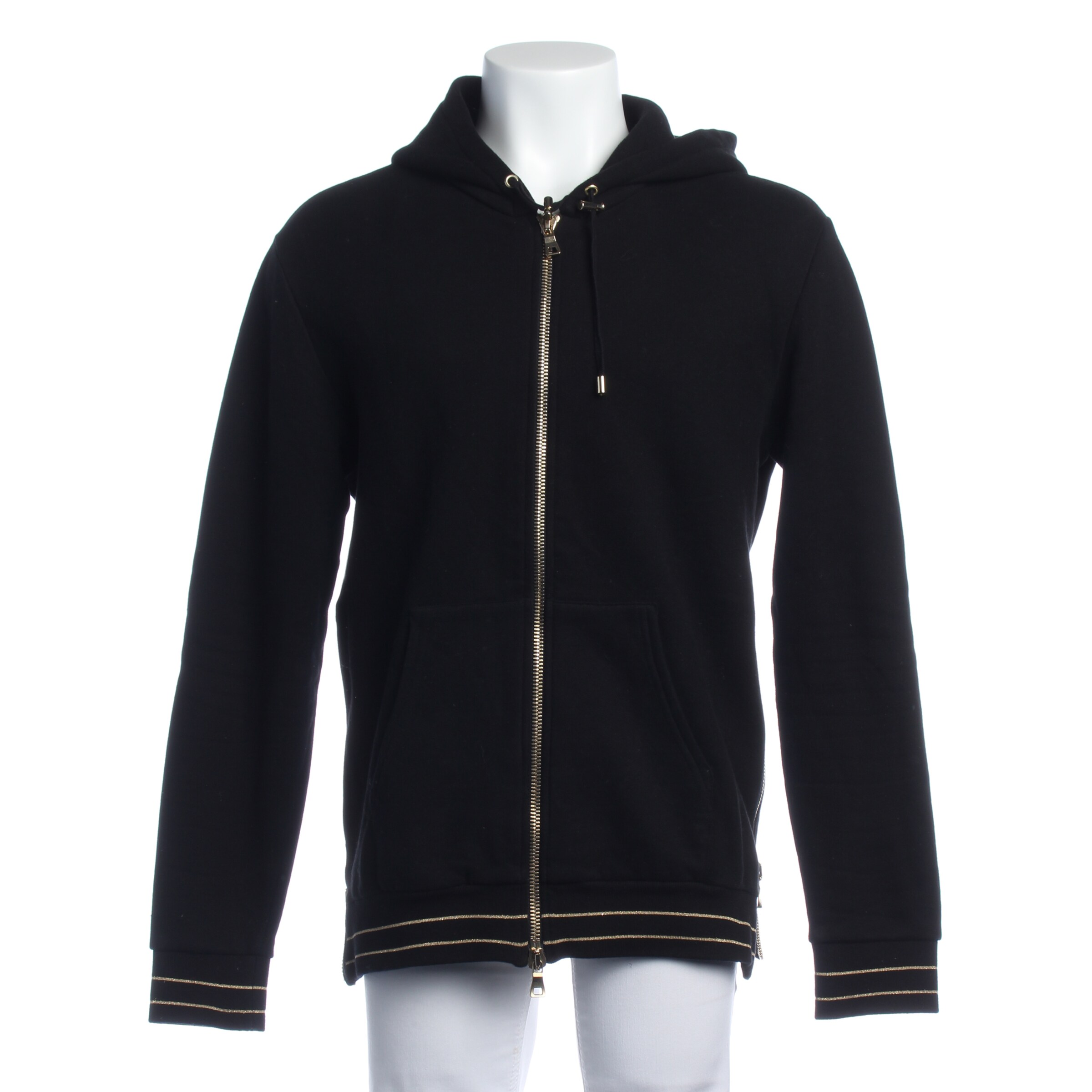 Balmain Sweatshirt & Zip-Up Hoodie in S in Black, Item view