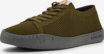 Sneaker bassa 'Peu Touring' di CAMPER in verde: frontale