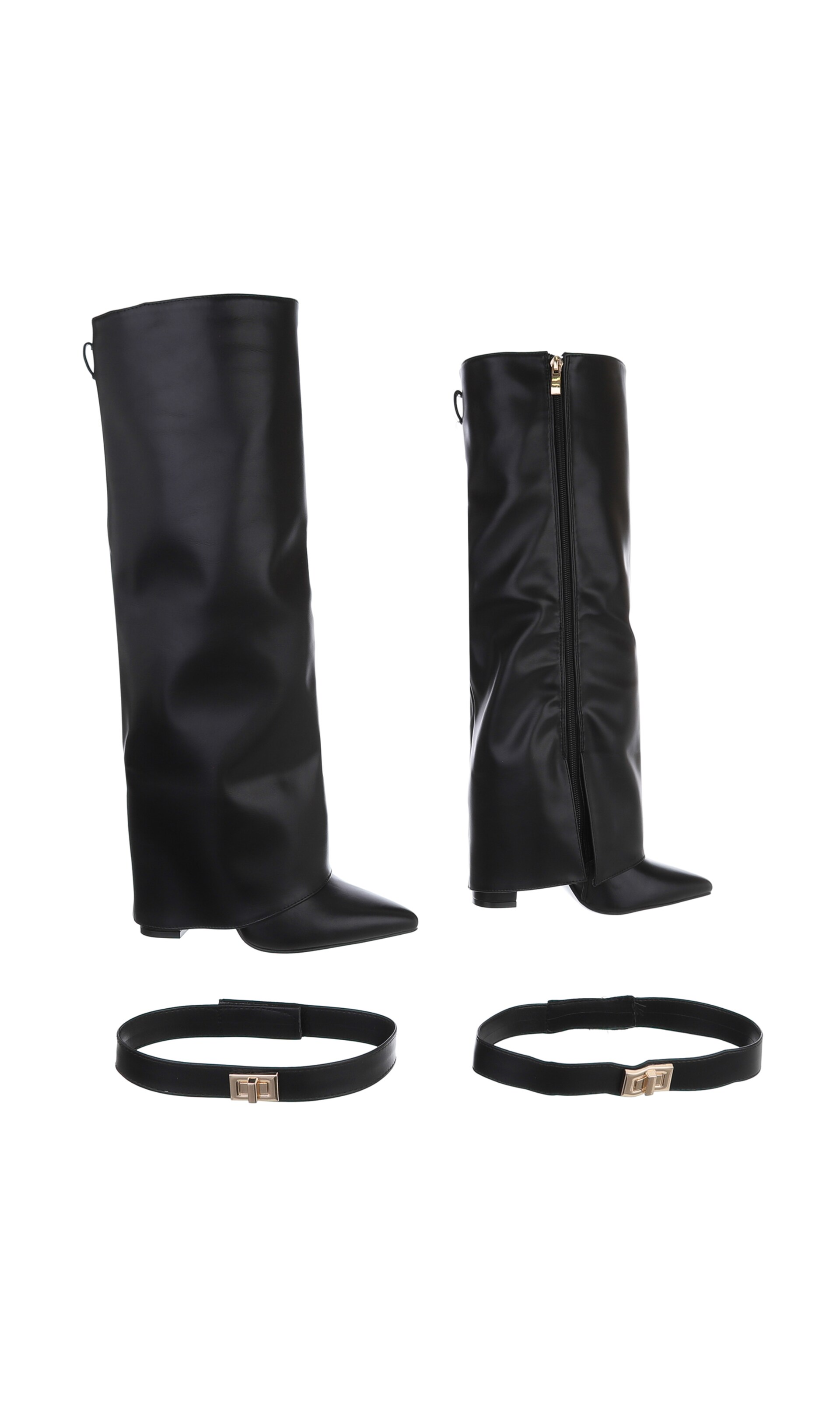 Ital-Design Stiefel in Schwarz
