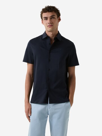 BOGNER Regular Fit Hemd 'Franz' in Blau: Vorderseite