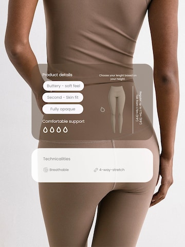 MyLibi Skinny Leggings in Brown
