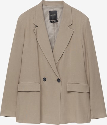 Pull&Bear Blazer in Brown: front