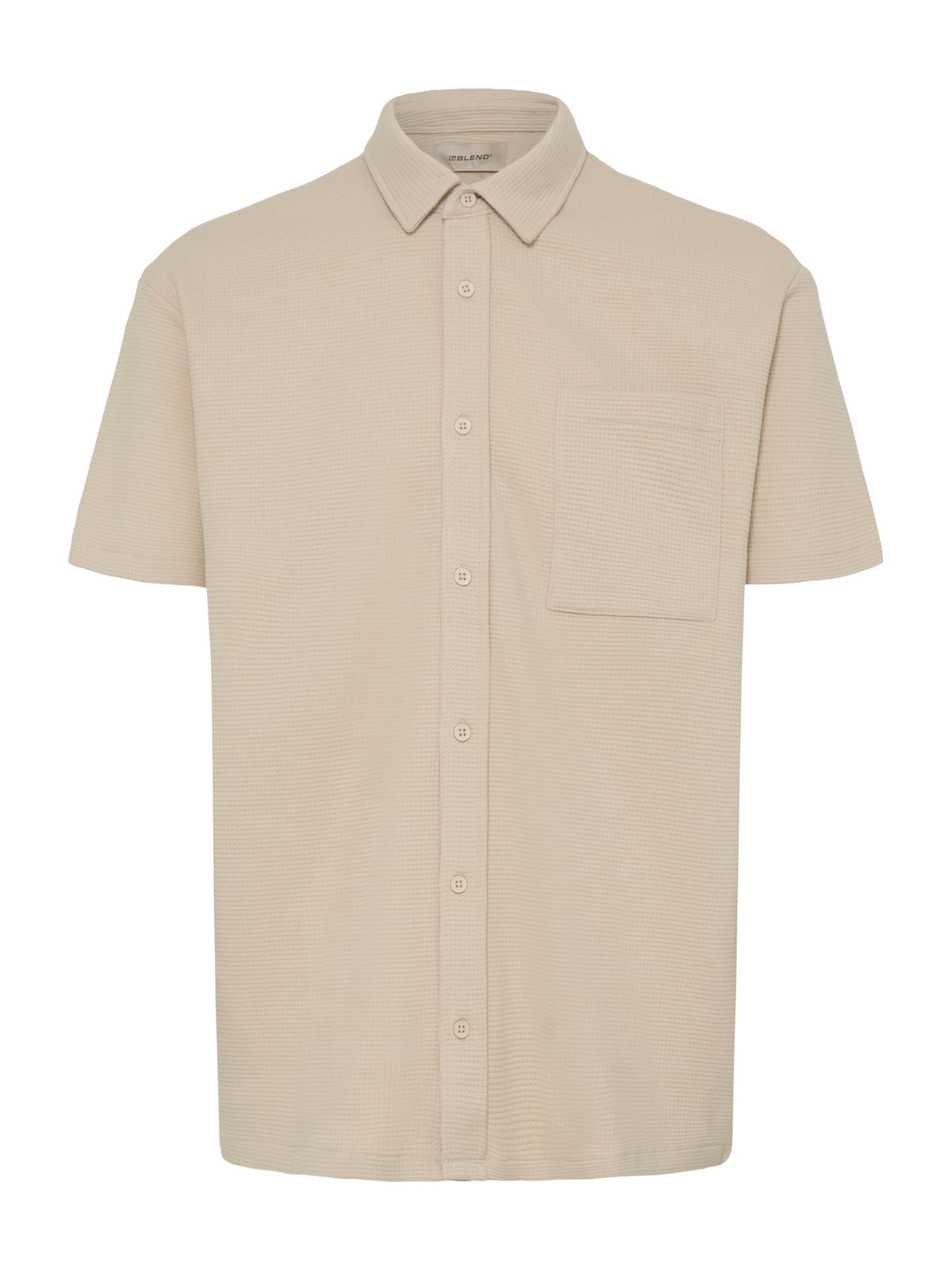 BLEND - Regular Fit Camisa 'BHFILLIP' em cinzento: frente