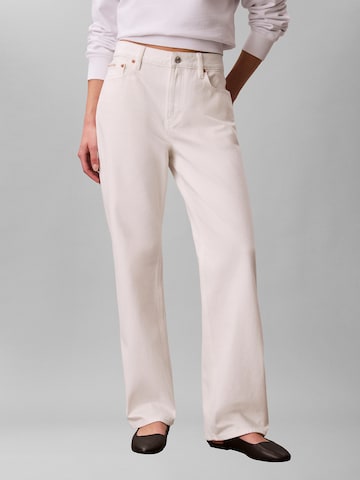 Calvin Klein Jeans Loosefit Jeans in Weiß