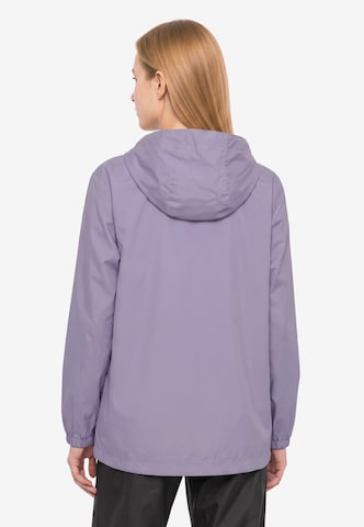 Weather Report Weatherproof jacket 'Pack'way' in Purple