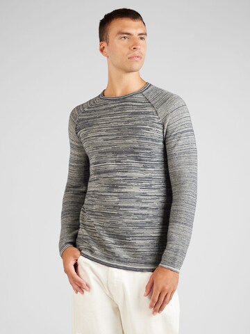 GARCIA Sweater in Grey: front