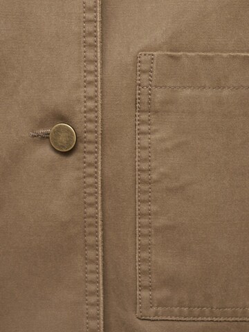 MANGO Between-season jacket 'Garden' in Brown