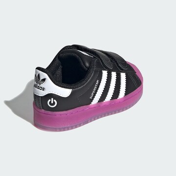 Baskets 'SUPERSTAR' ADIDAS ORIGINALS en noir