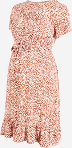 MAMALICIOUS Dress 'Venice' in Orange: front