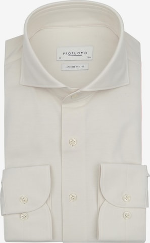 Profuomo Overhemd 'Sky Blue' in Wit: voorkant