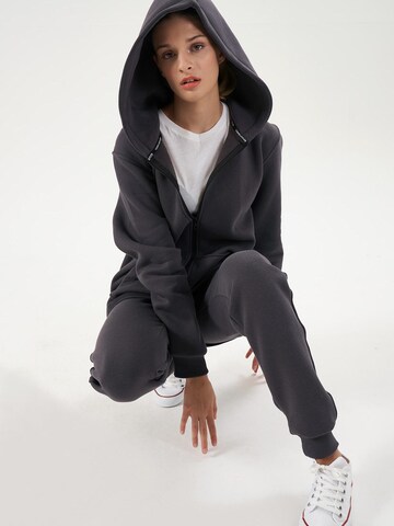 LOUIS LECLER Sweat jacket 'Selara' in Grey
