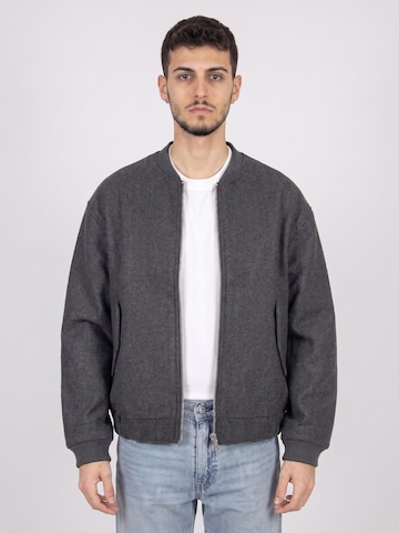 Veste mi-saison 'Worf Life Bomber Jacket OTW -- Dark Grey Melange Men's Jacket ONLY & SONS' Only & Sons en gris