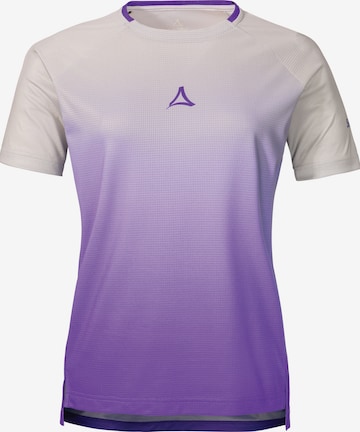 T-shirt fonctionnel 'Bike Shirt Style Koitere WMS' Schöffel en violet : devant