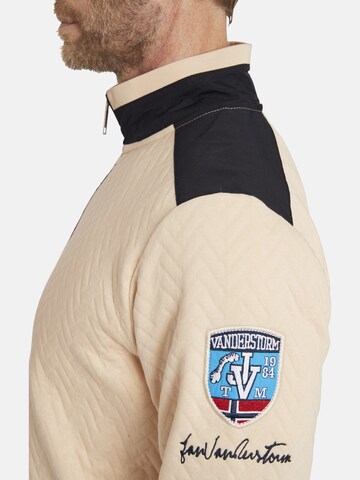 Jan Vanderstorm Sweatvest in Beige