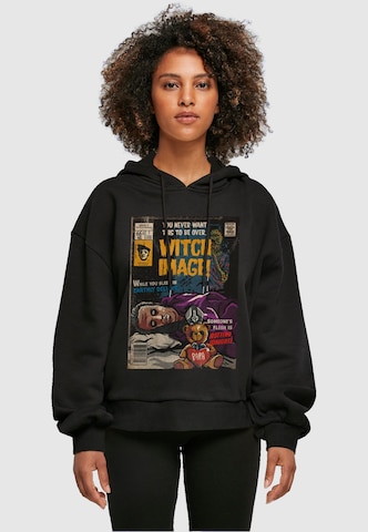 Sweat-shirt 'Ghost - Witch image comic book' Merchcode en noir : devant