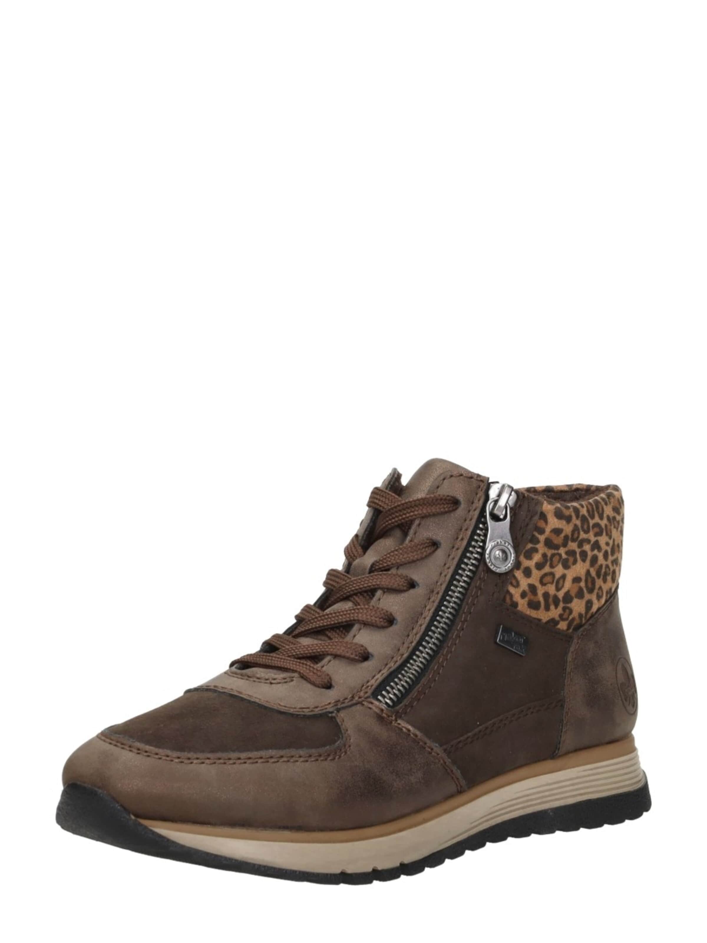 Chaussure à lacets 'Veterschoenen Hoog' Rieker en marron