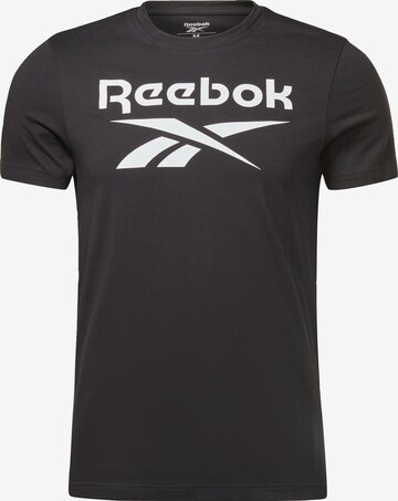 Reebok Funkcionalna majica | črna barva: sprednja stran