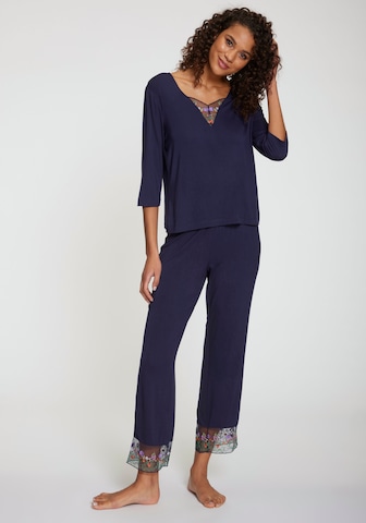 LASCANA Pajama in Blue