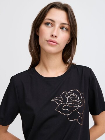 Maglietta 'LOVELY' di b.young in nero
