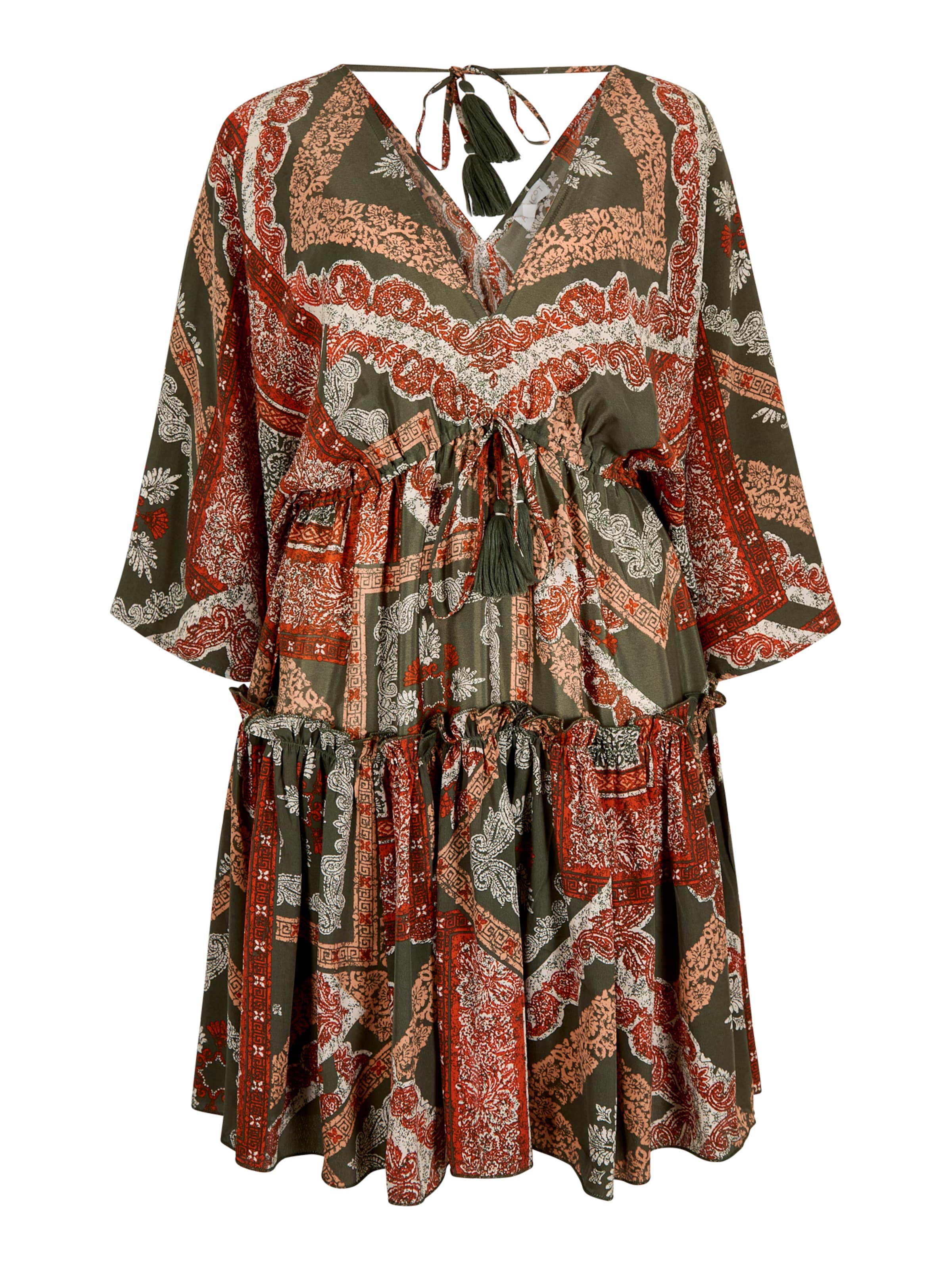 Apricot Jurk &#x27; &#x27; in de kleur Kaki, Productweergave