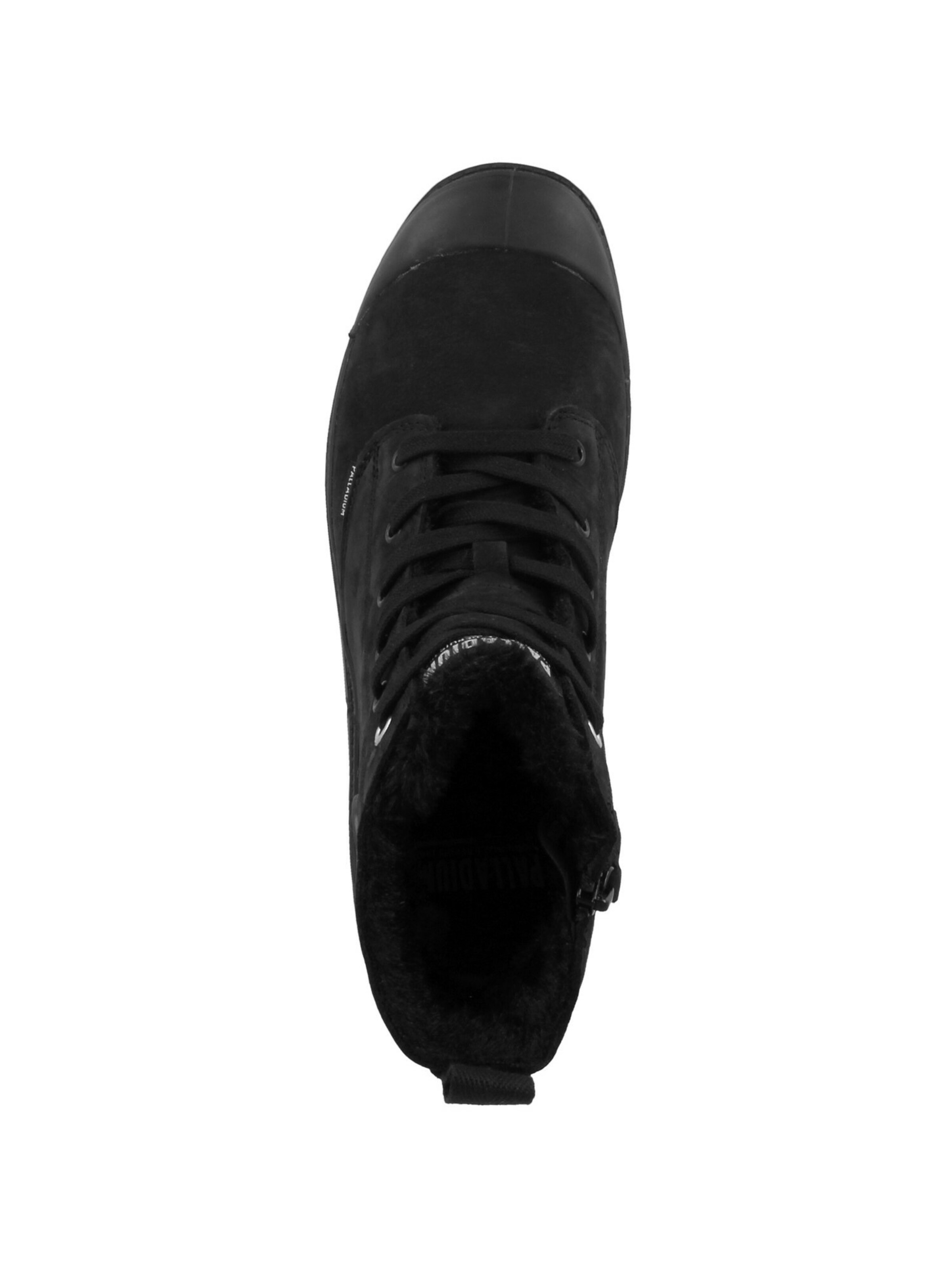 Palladium Сапоги на шнуровке в Черный