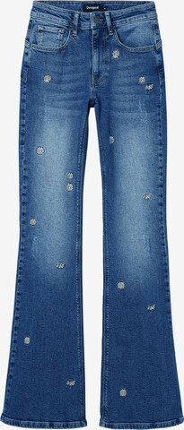 Desigual Flared Jeans 'Daisy' in Blauw: voorkant