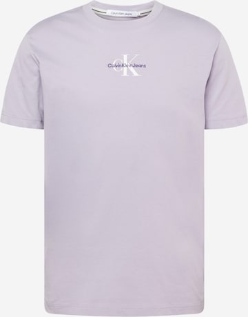 Calvin Klein Jeans Koszulka w kolorze fioletowy: przód