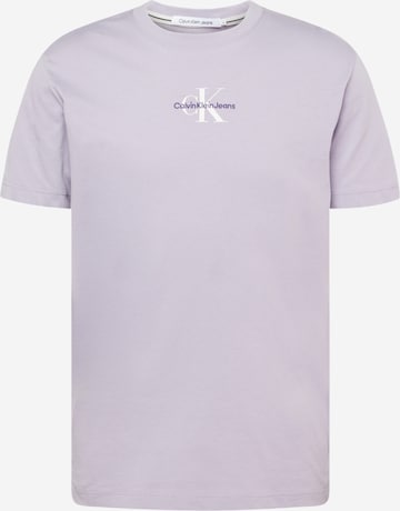 T-Shirt Calvin Klein Jeans en violet : devant