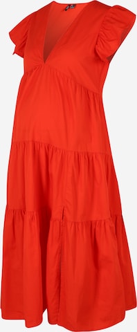 Vero Moda Maternity Dress 'Jarlotte' in Orange: front