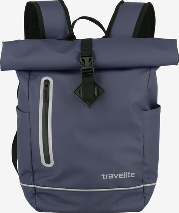 TRAVELITE Backpack in Blue: front