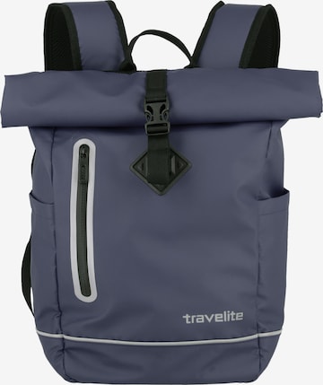 TRAVELITE Backpack in Blue: front