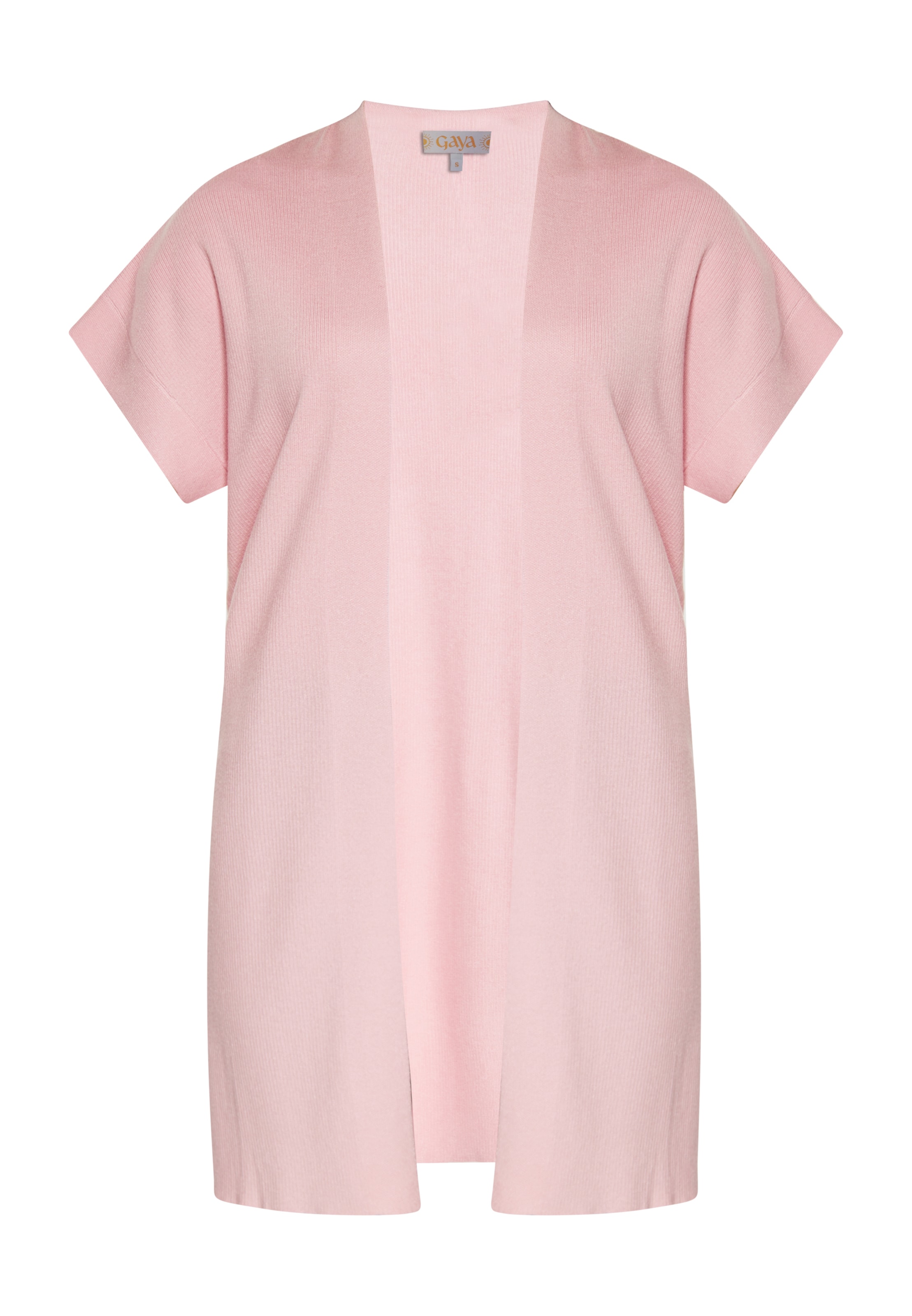 CELOCIA Gebreid vest in Roze: voorkant